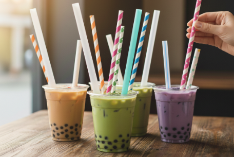 Panduan Ukuran & Bahan Sedotan Boba untuk Toko Bubble Tea