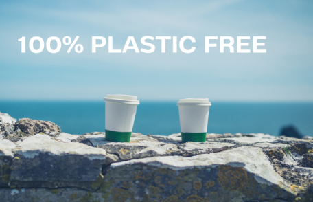 Gelas kertas 100% bebas plastik, Kami Produksi!